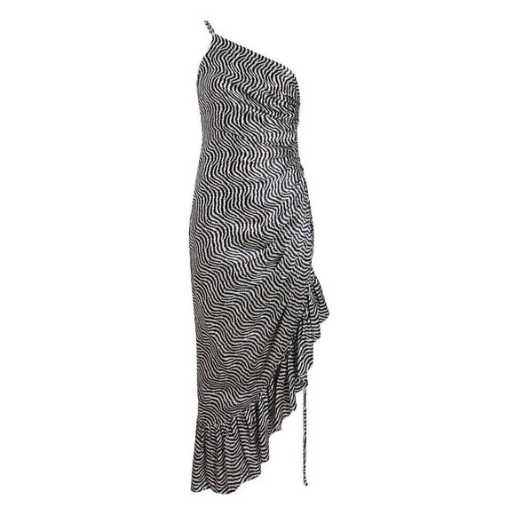 CINQ A SEPT Christel 100% Silk Dress Size 6 - Picture 1 of 10